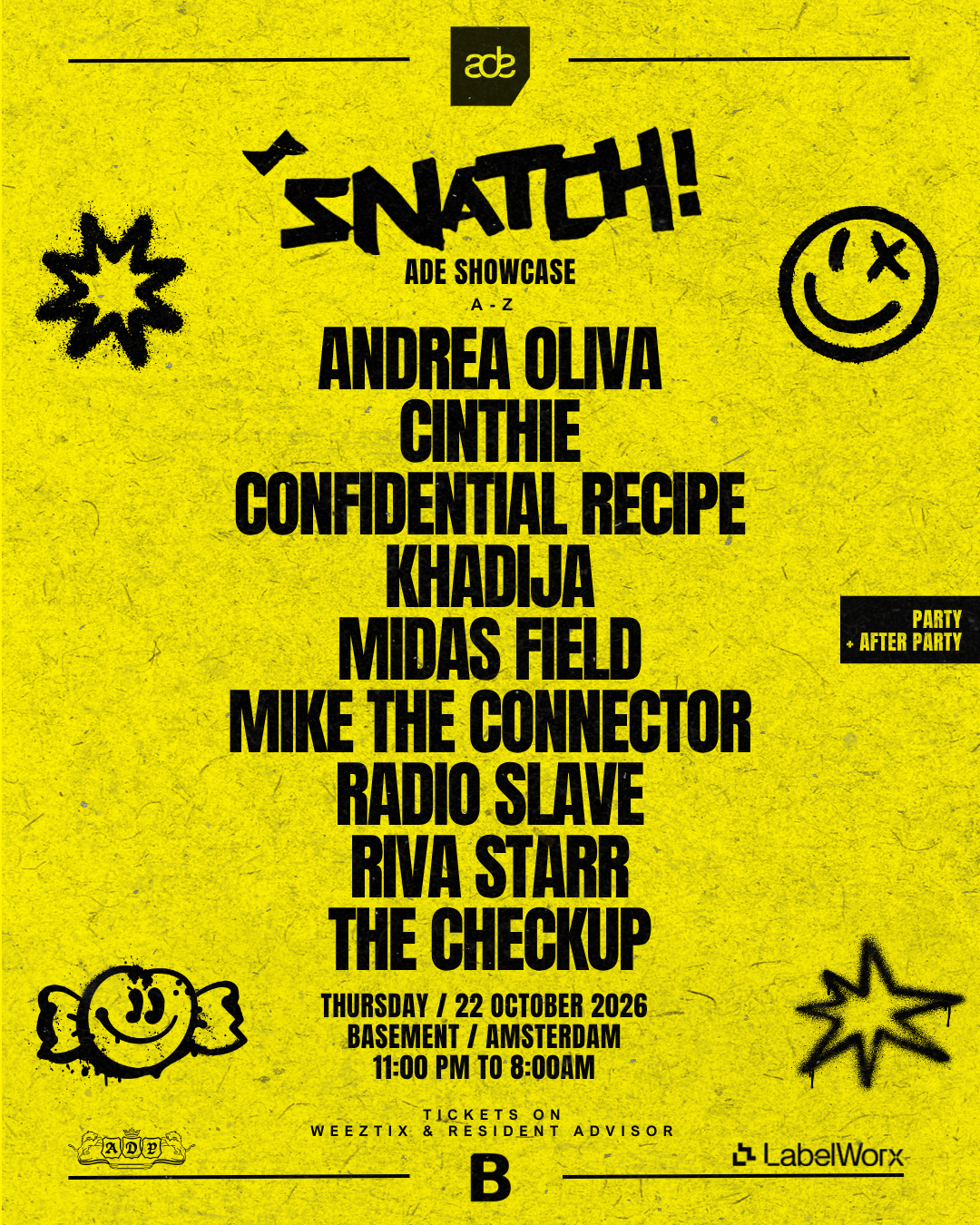 Snatch! Records ADE Showcase at Basement (Amsterdam), Amsterdam · Tickets