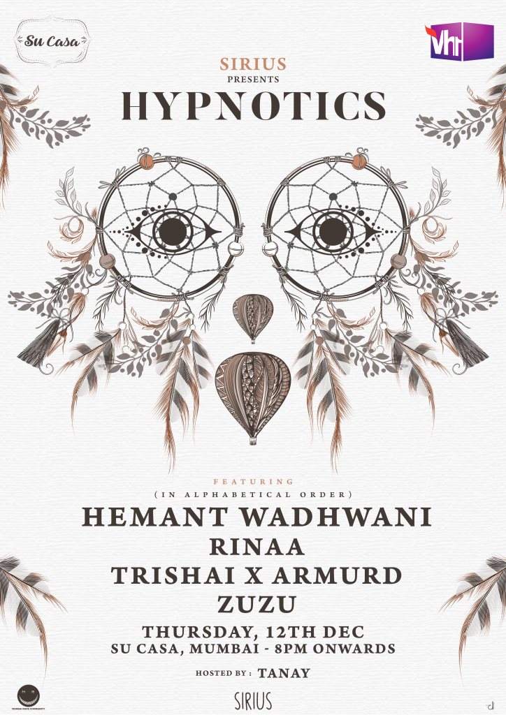 Sirius presents Hypnotics feat. Hemant Wadhwani & Friends - Página frontal