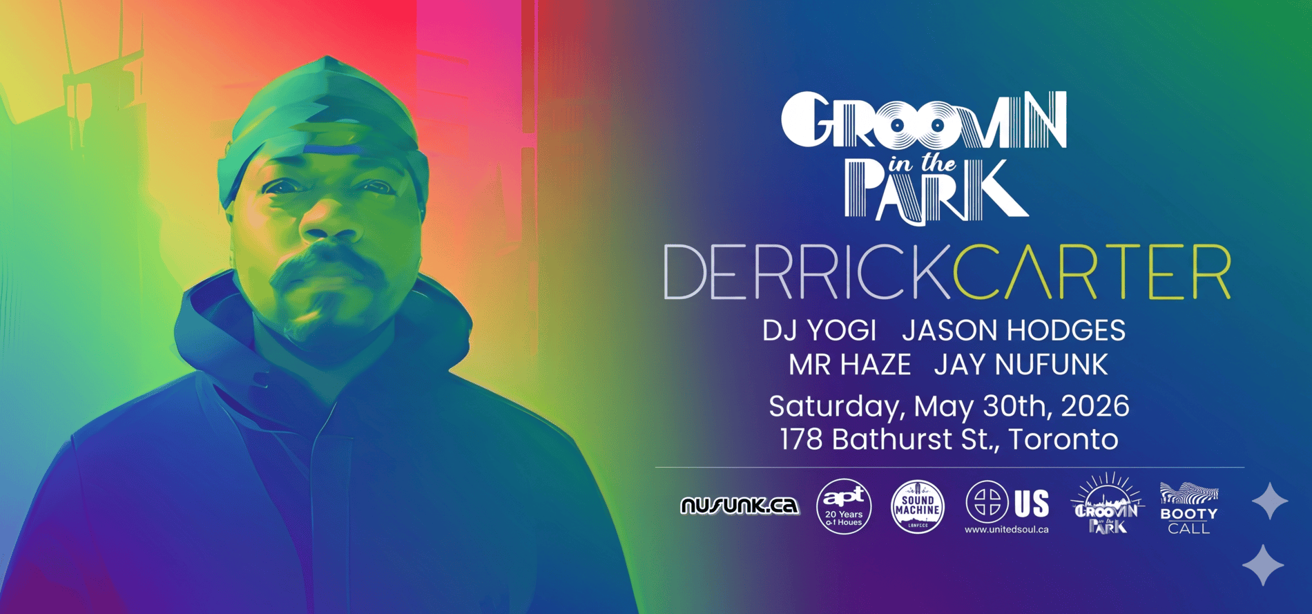 Groovin In The Park Launch Party with Derrick Carter (Chicago) at Sound ...