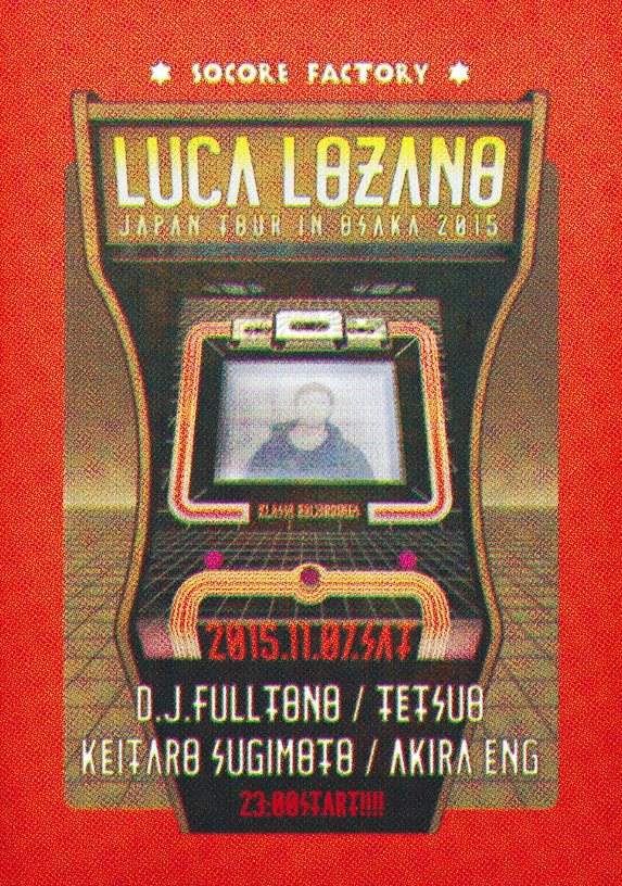 Luca Lozano Japan Tour - フライヤー表