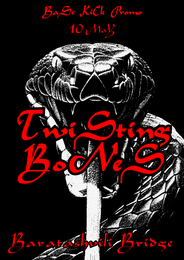 Twisting Bones - フライヤー表