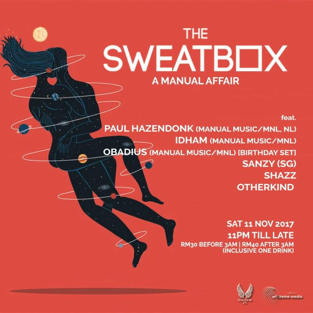 The Sweatbox-A Manual Affair - フライヤー表