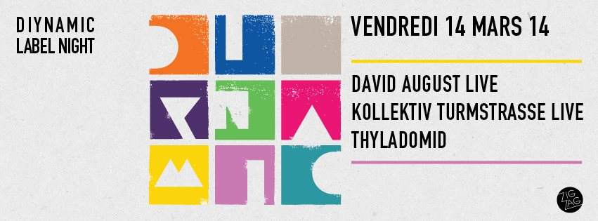 Diynamic Label Night: David August Live, Kollektiv Turmstrasse Live & Thyladomid - Página frontal