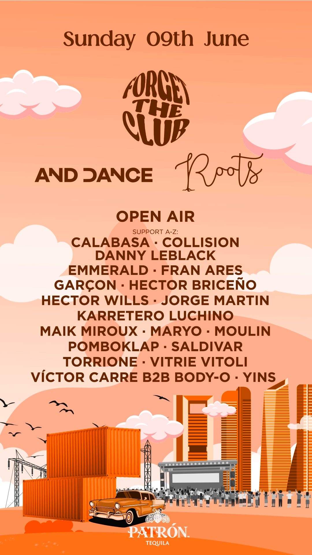  Forget the Club & and Dance Music & Roots OPEN AIR - Página frontal