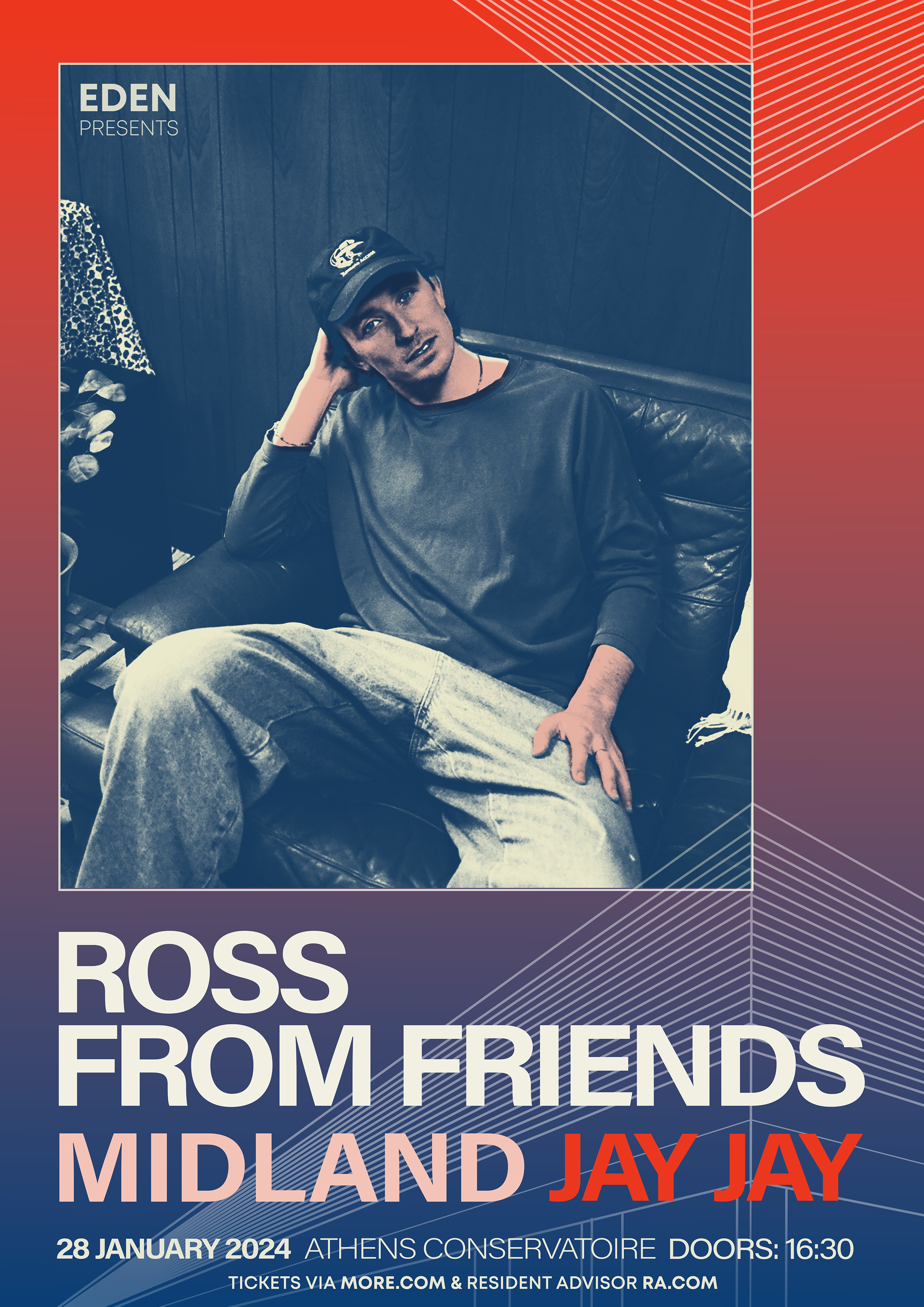 EDEN presents Ross From Friends - フライヤー表