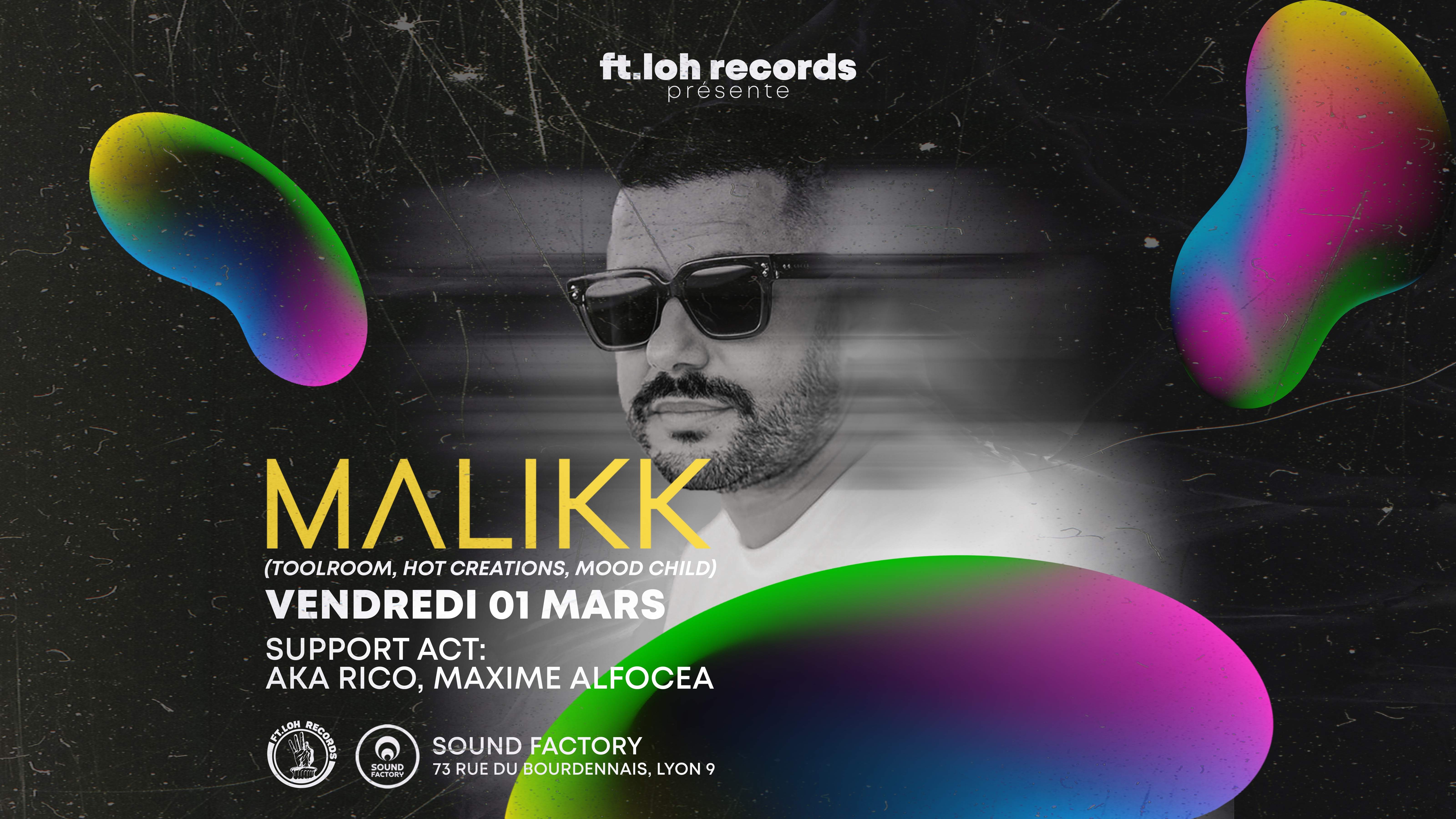 Ft.loh Records Invite MALIKK - Página frontal