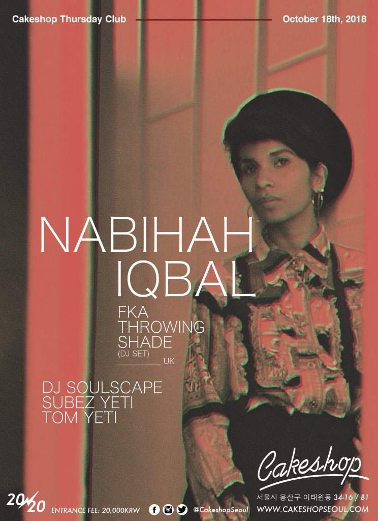 Nabihah Iqbal ( Ninja Tune/ London) - Página frontal