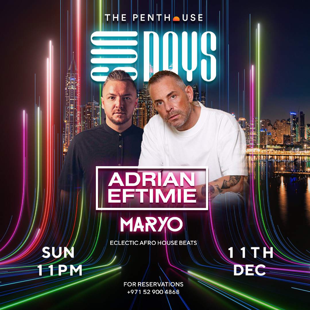 Sunday's at The Penthouse with DJ MARYO & Adrian Eftimie - フライヤー表