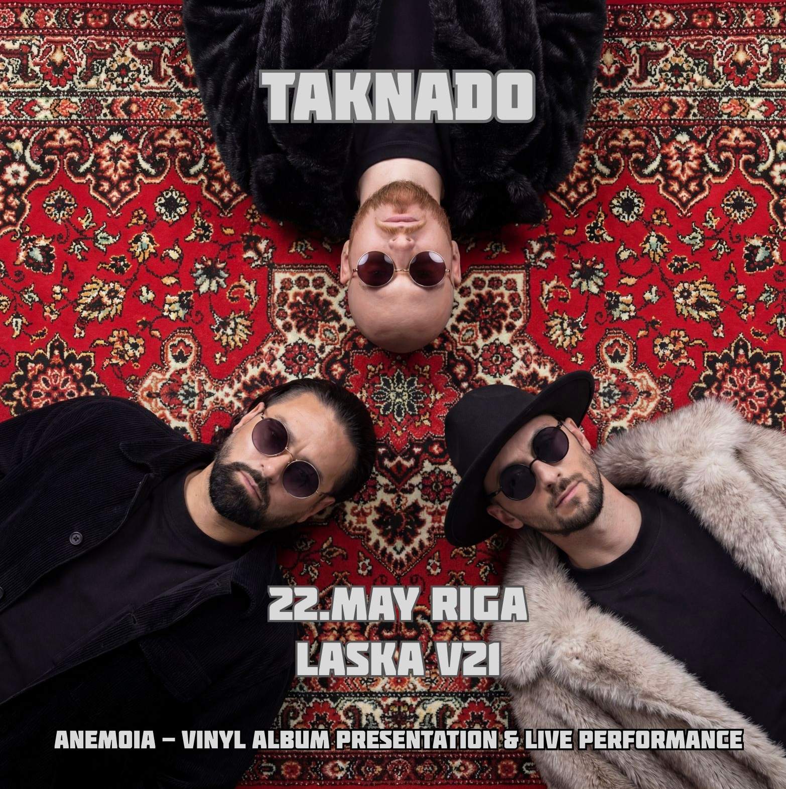 Taknado — Vinyl Album Release Show 'ANEMOIA' at Laska V21, Riga