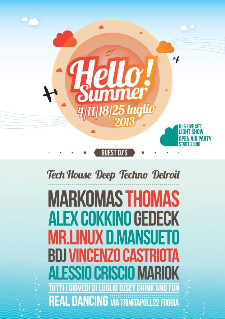 Hello! Summer 2013 - Página frontal