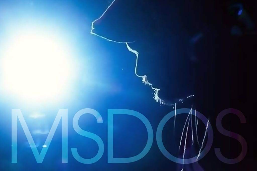 Msdos Deeper Vision Recordings presents - フライヤー裏