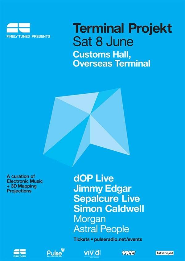 Vivid Sydney: Terminal Projekt with dOP - Live, Jimmy Edgar, Sepalcure - Live - Página frontal