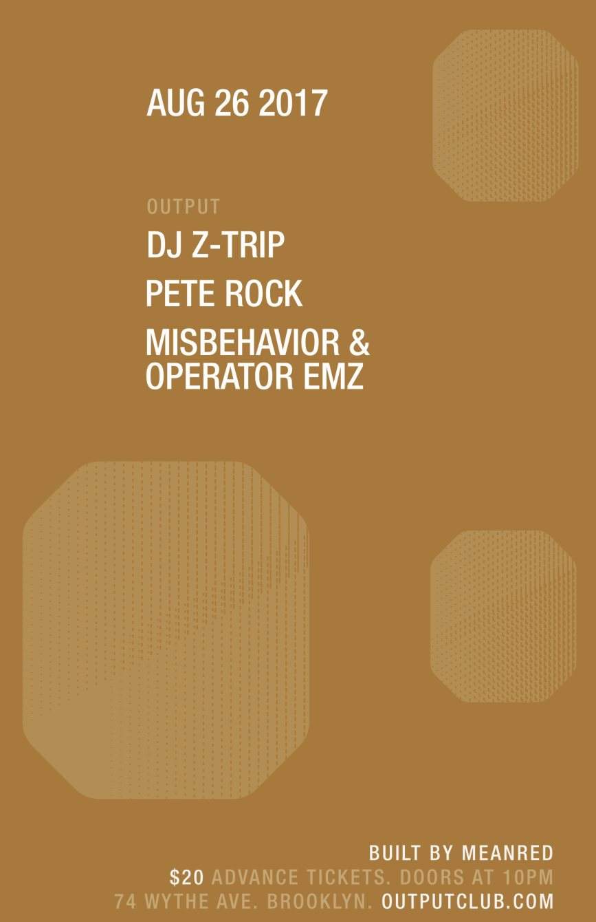 DJ Z-Trip/ Pete Rock/ Misbehavior & Operator Emz - Página frontal