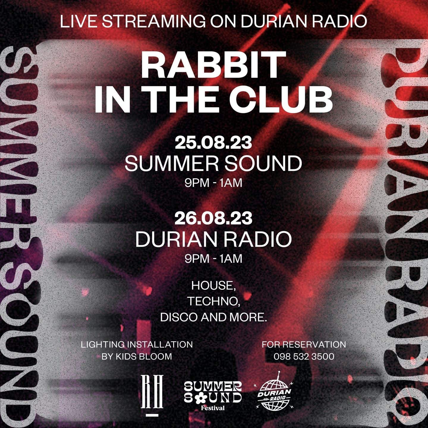 RABBIT HOLE IN THE CLUB: Durian Radio at TBA - Rabbit Hole, Bangkok