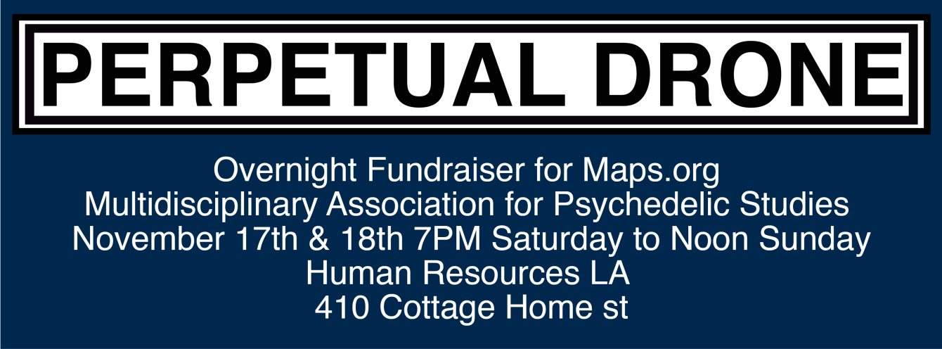 Perpetual Drone - Maps.org Overnight Benefit - フライヤー表