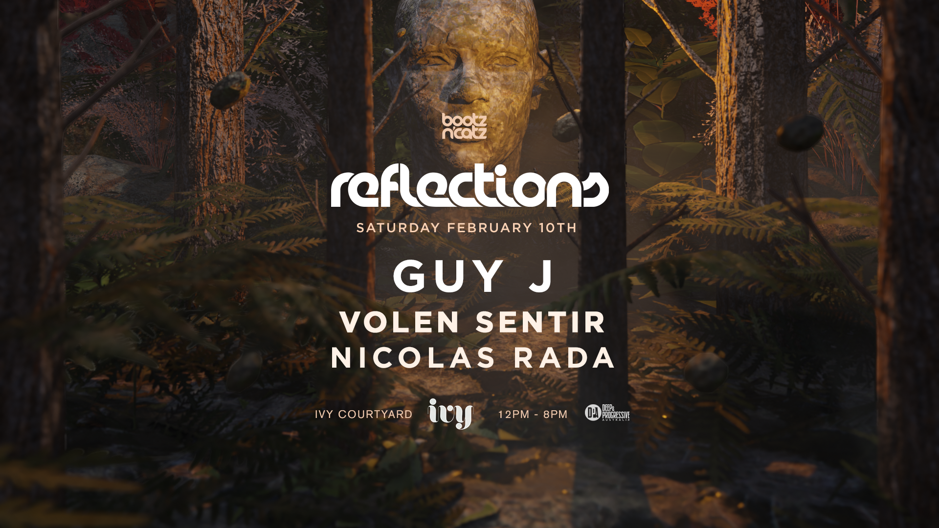 Reflections 2024: Guy J, Volen Sentir & Nicolas Rada - フライヤー表