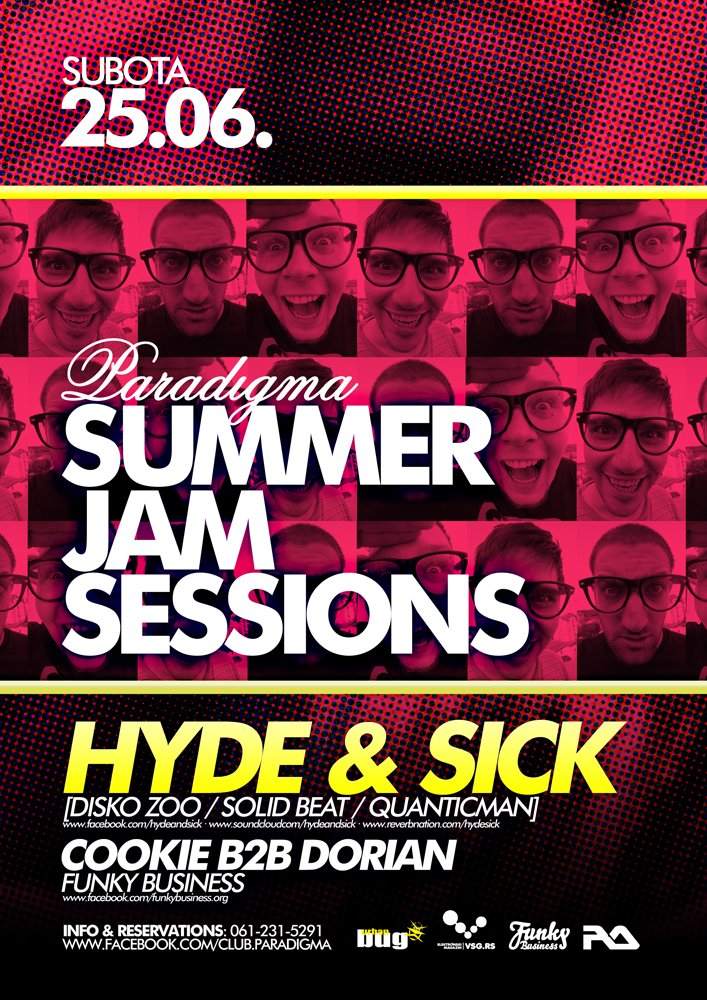 Paradigma Summer Jam Sessions - Hyde & Sick - Página frontal