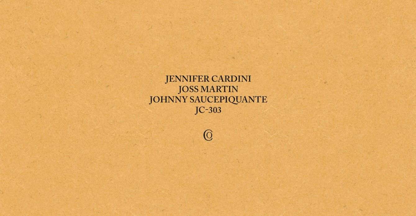 Jennifer Cardini, Joss Martin, Johnny Saucepiquante, Jc-303 - Página frontal