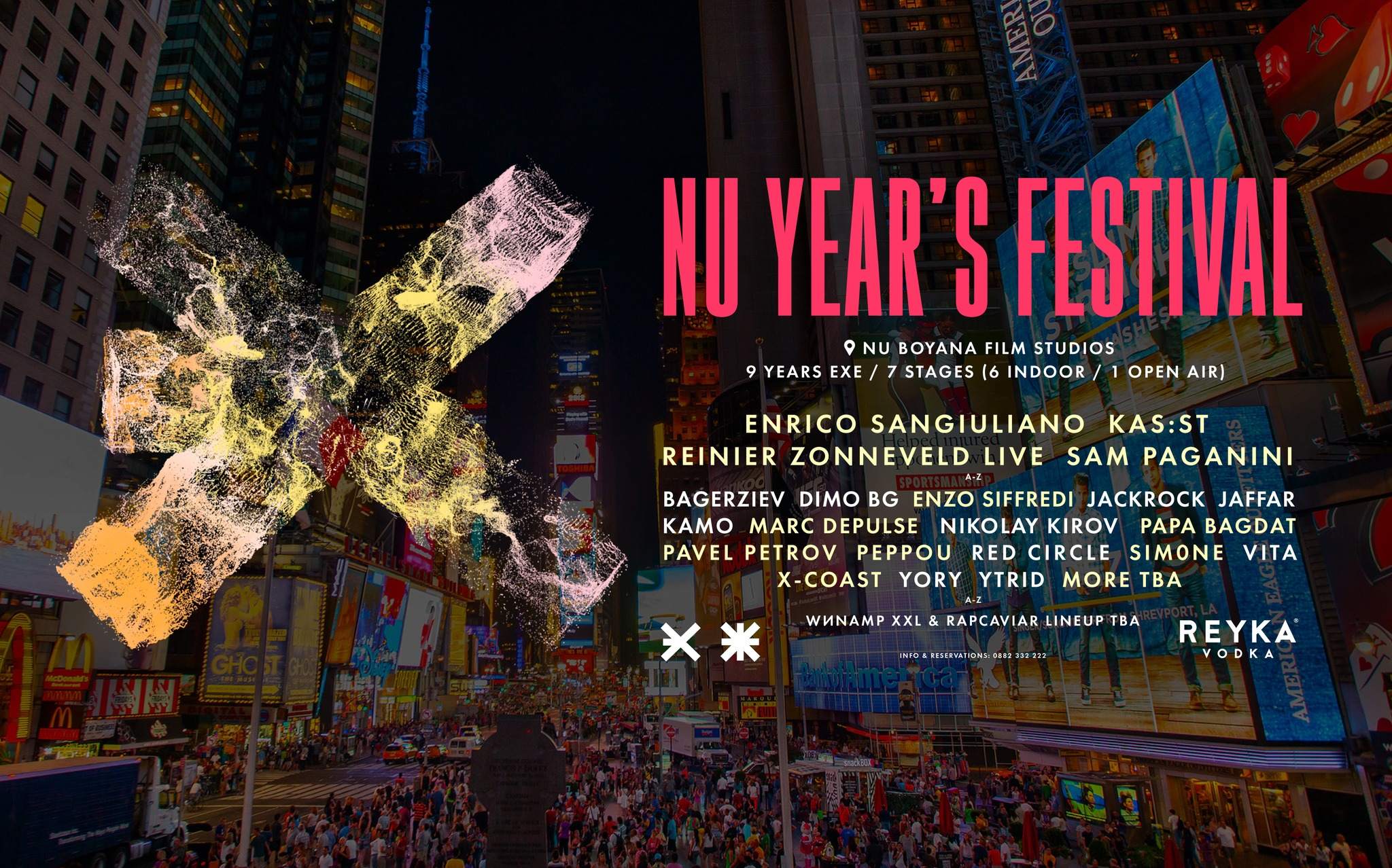 EXE pres. NU YEAR'S FESTIVAL - フライヤー表