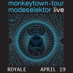 Modeselektor Monkeytown Tour 2012 - Página frontal