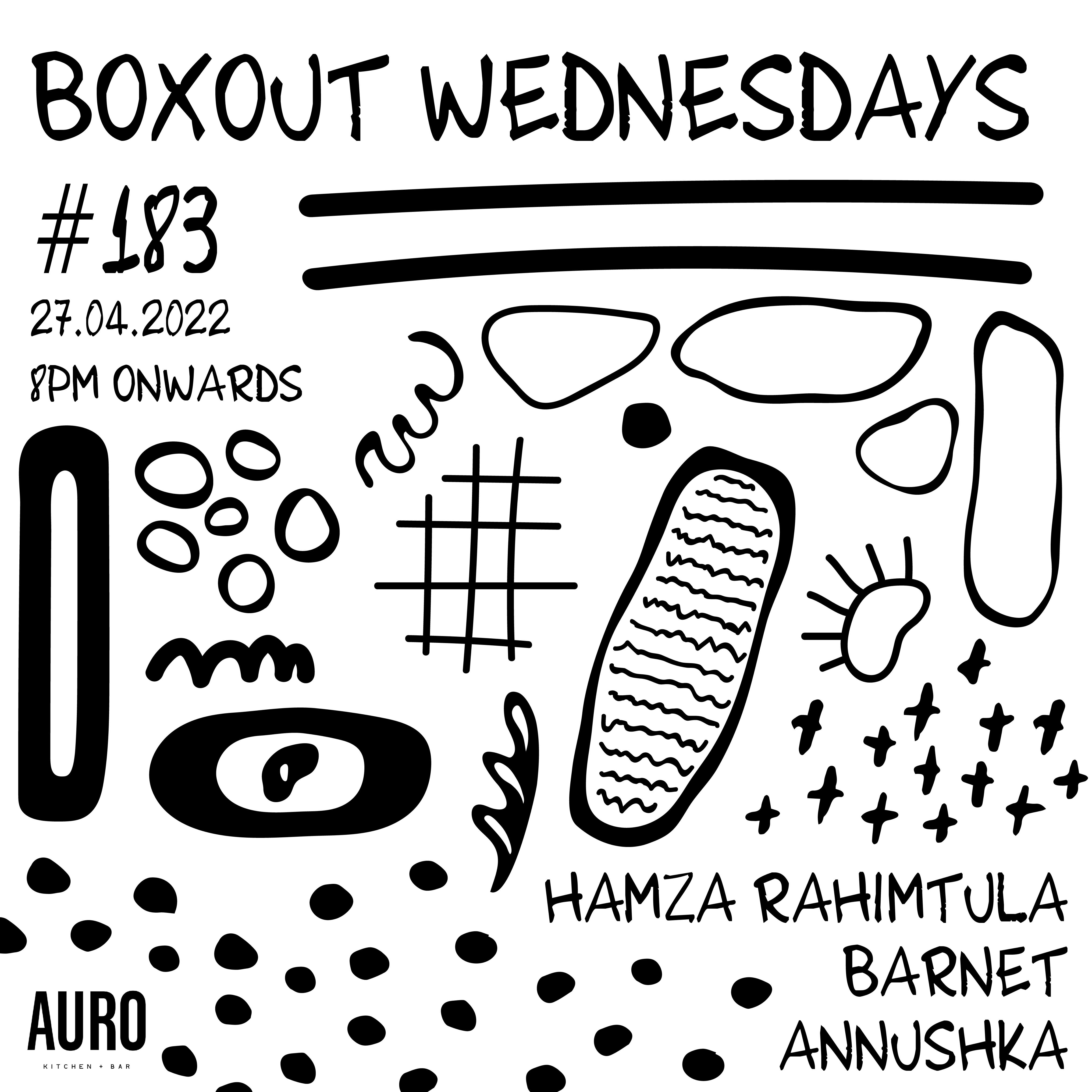 Boxout Wednesdays #183 with Hamza Rahimtula, Barnet & Annushka - Página frontal