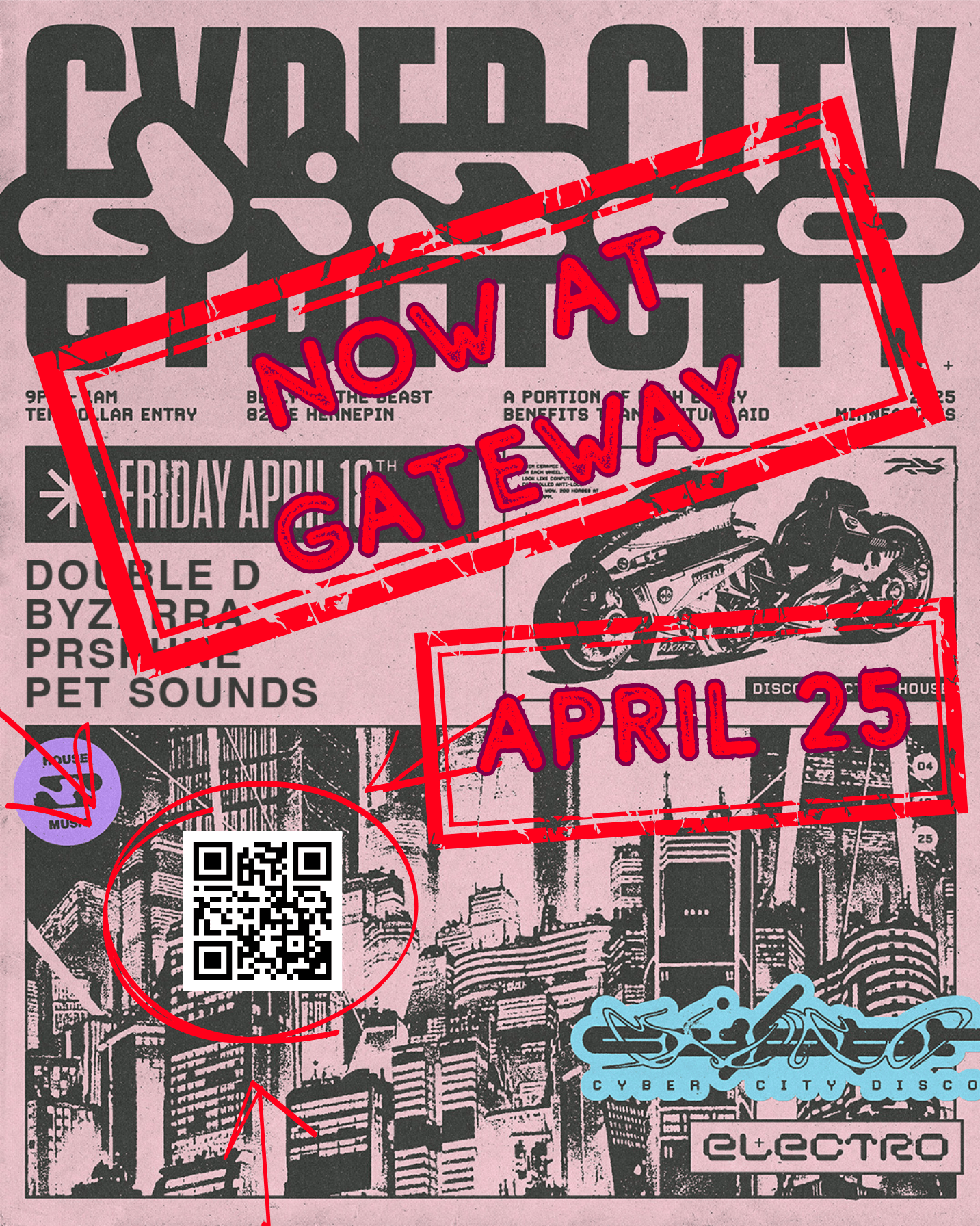 Cyber City Disco at TBA, Minneapolis/St Paul