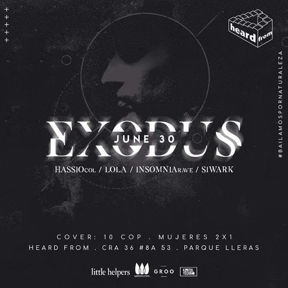 Exodus - フライヤー表