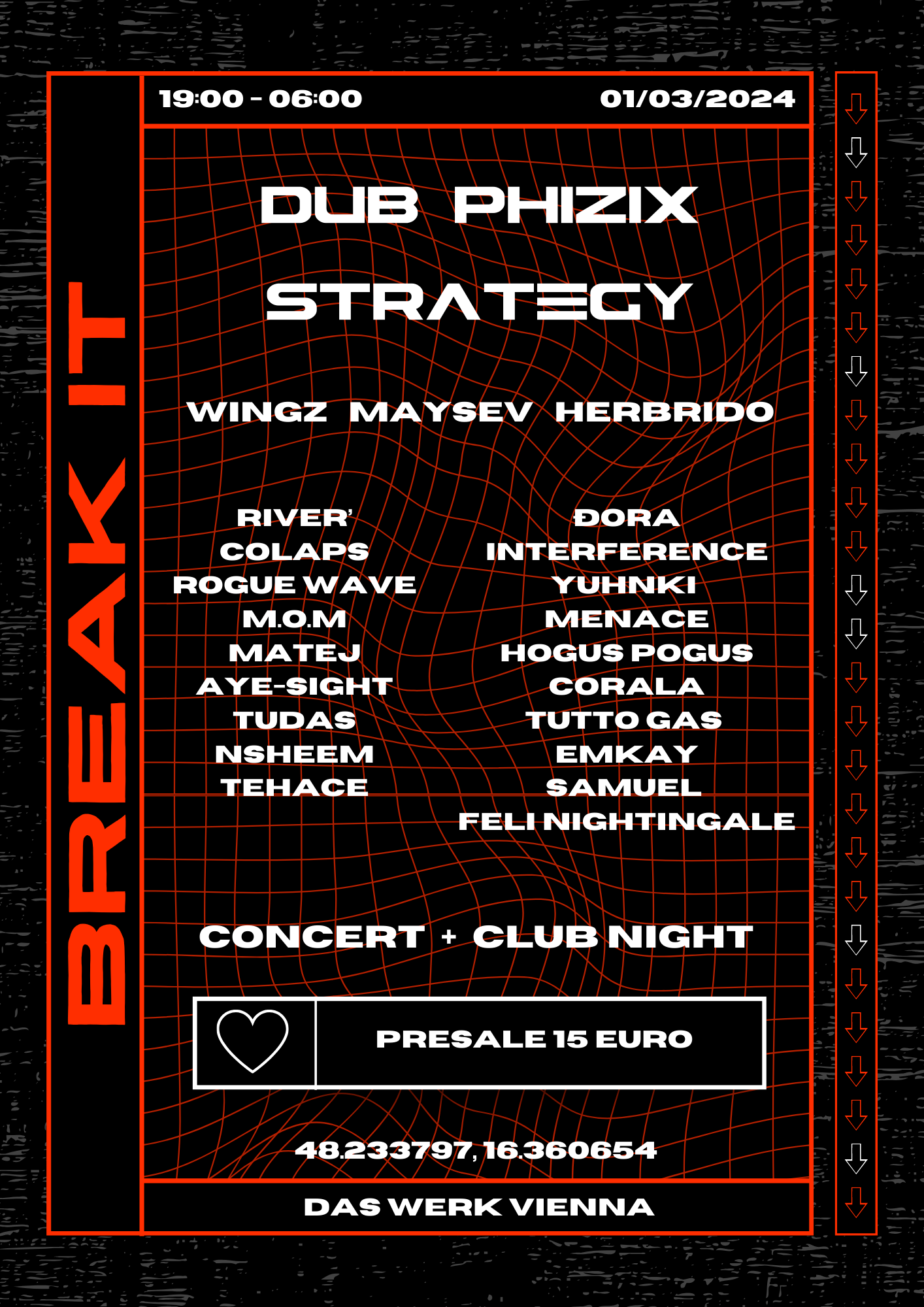BREAK IT - Concert & Clubnight - Página frontal