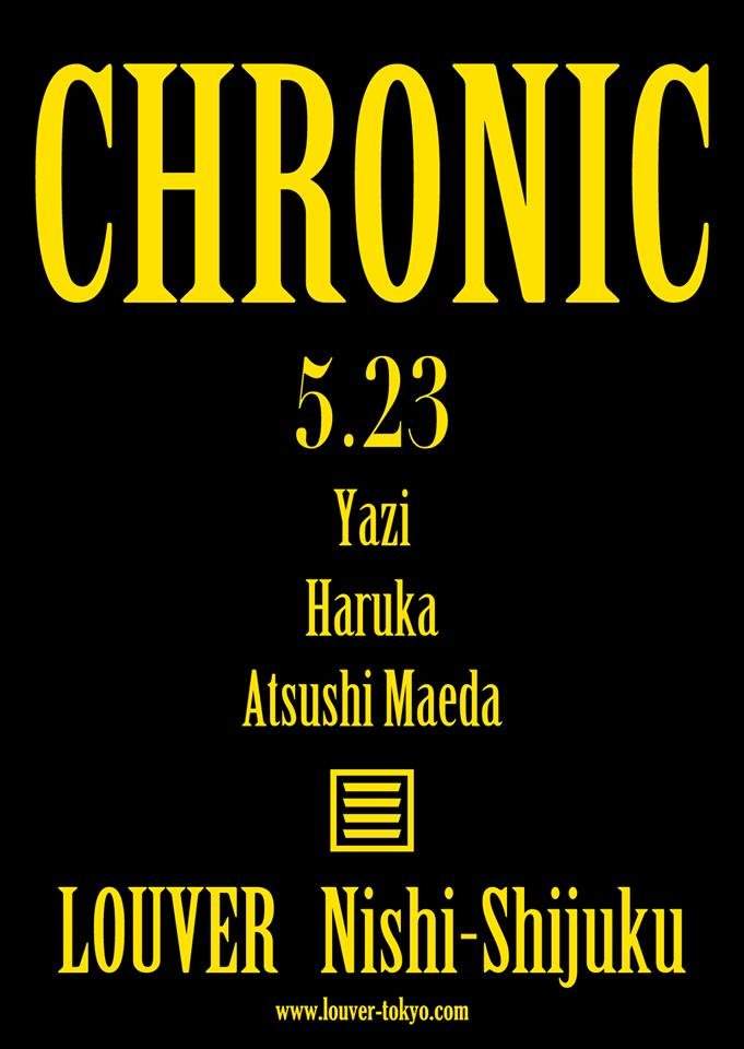 Chronic - フライヤー表