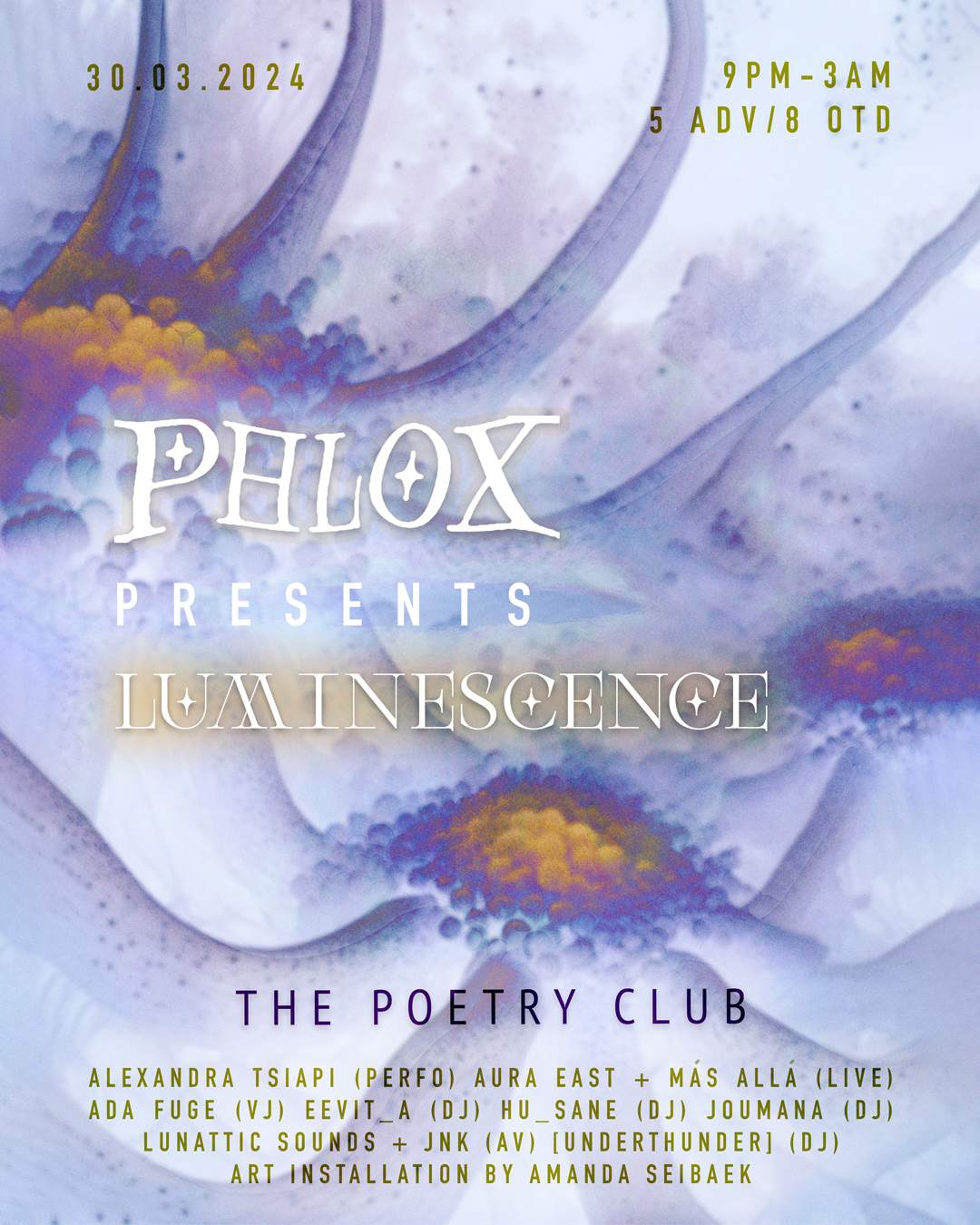 Phlox presents: Luminescence - Página frontal