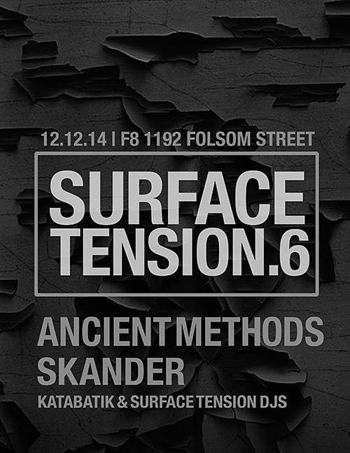 Surface Tension with Ancient Methods & Skander - Página frontal