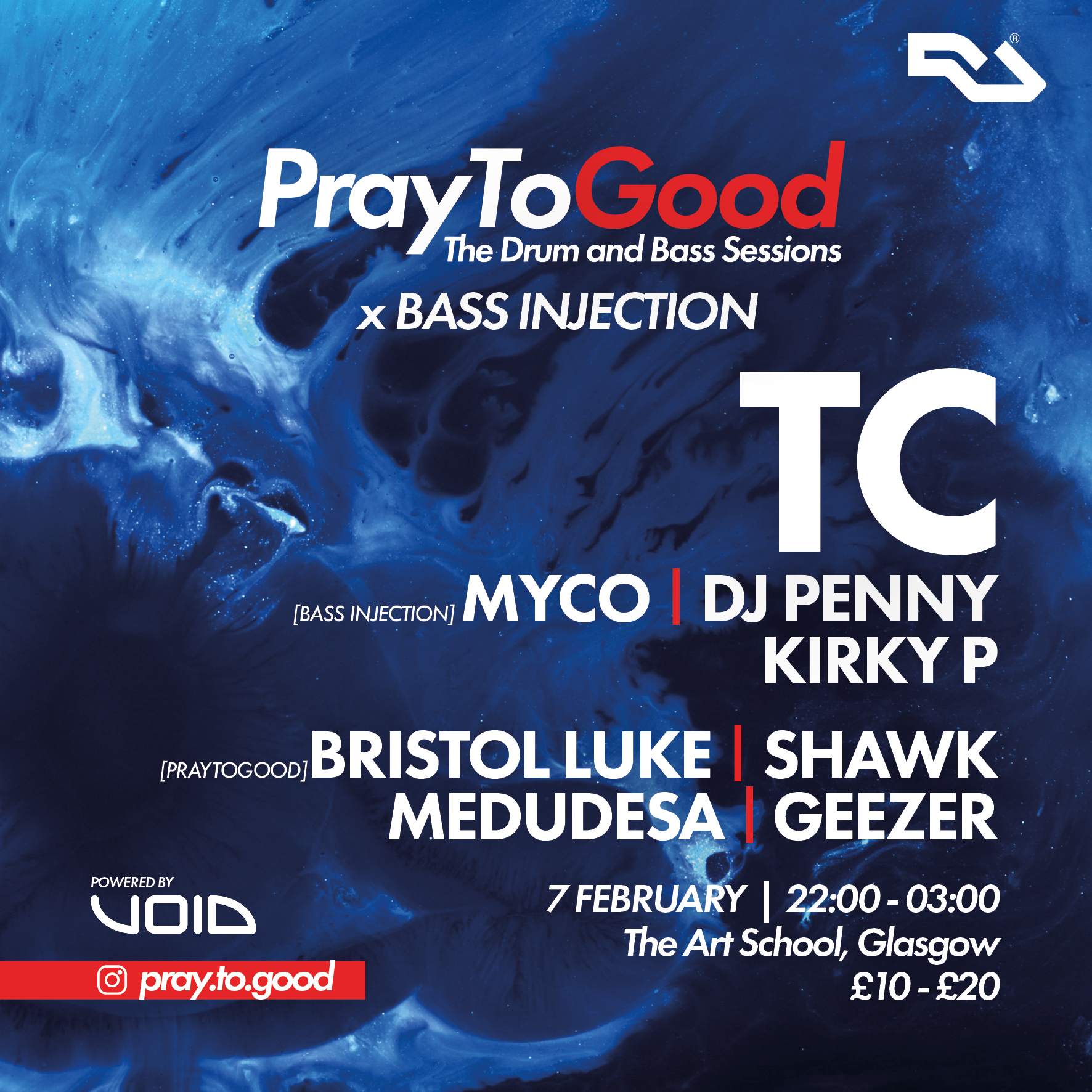 Pray To Good - [TC \\\ Bass Injection Takeover] at The Art School, Glasgow