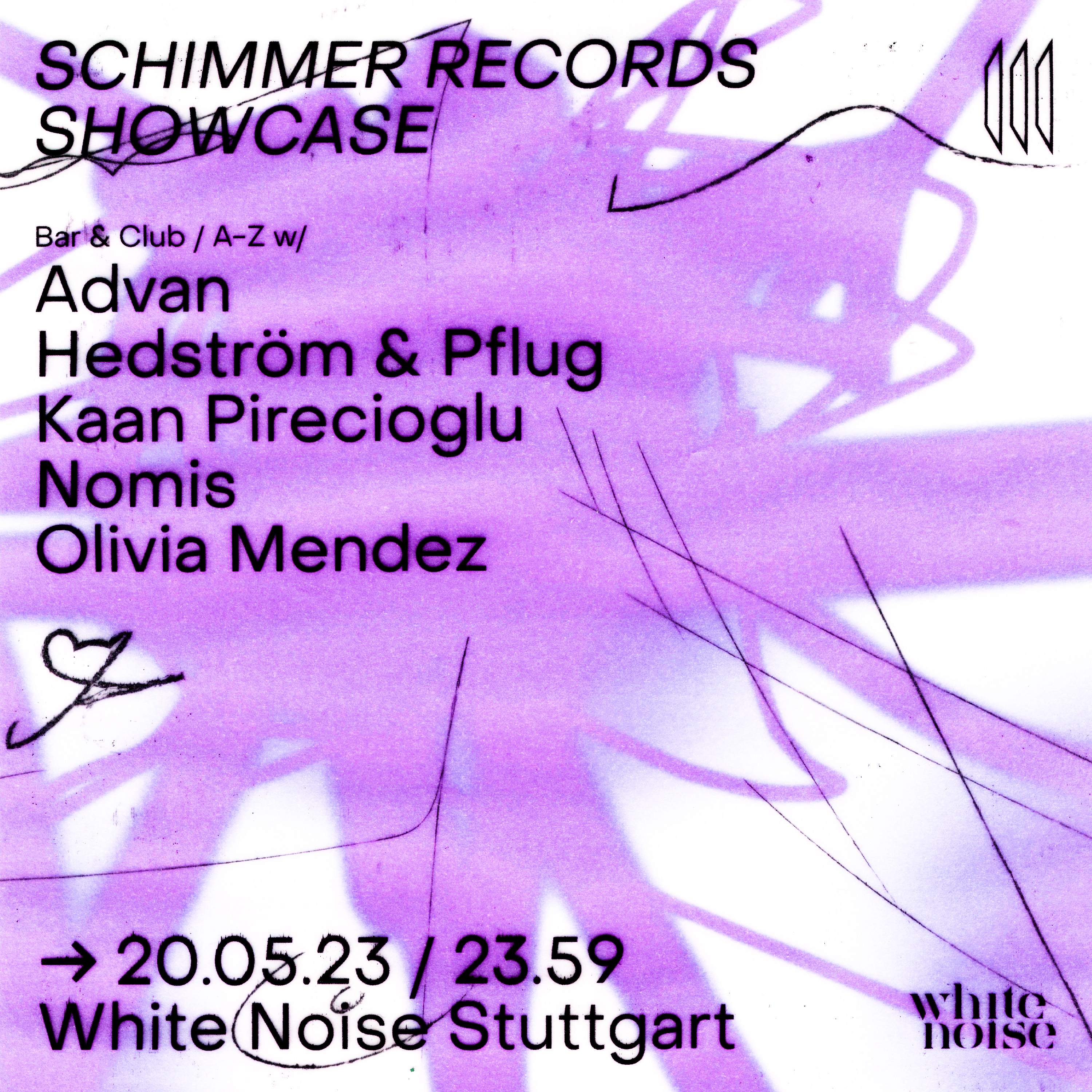 Schimmer Records Showcase with Olivia Mendez - Página frontal