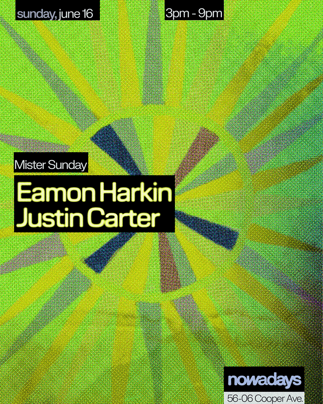 Mister Sunday: Eamon Harkin & Justin Carter - Página frontal