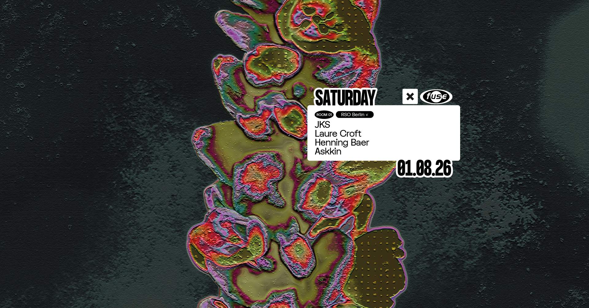 Fuse presents: RSO YEAR FIVE TOUR with JKS & Laure Croft at Fuse, Brussels
