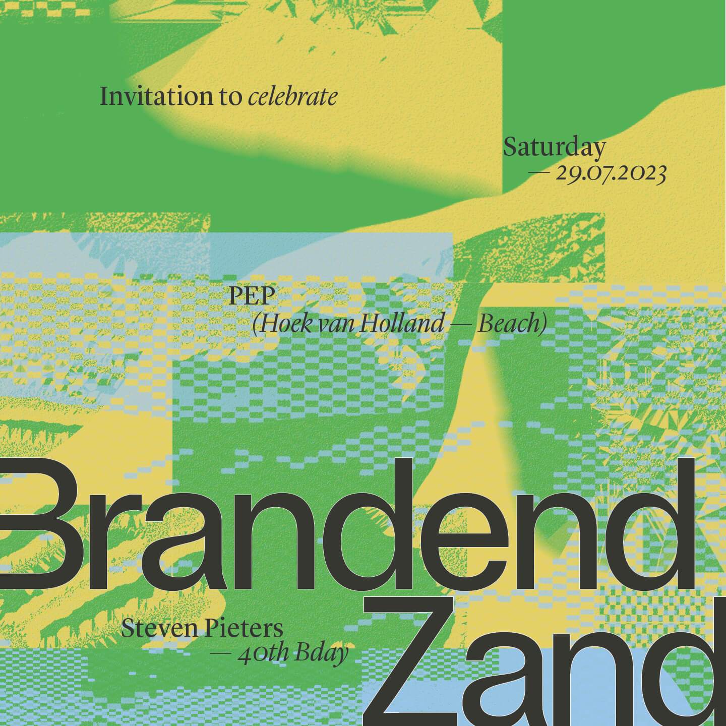 Brandend Zand - フライヤー表