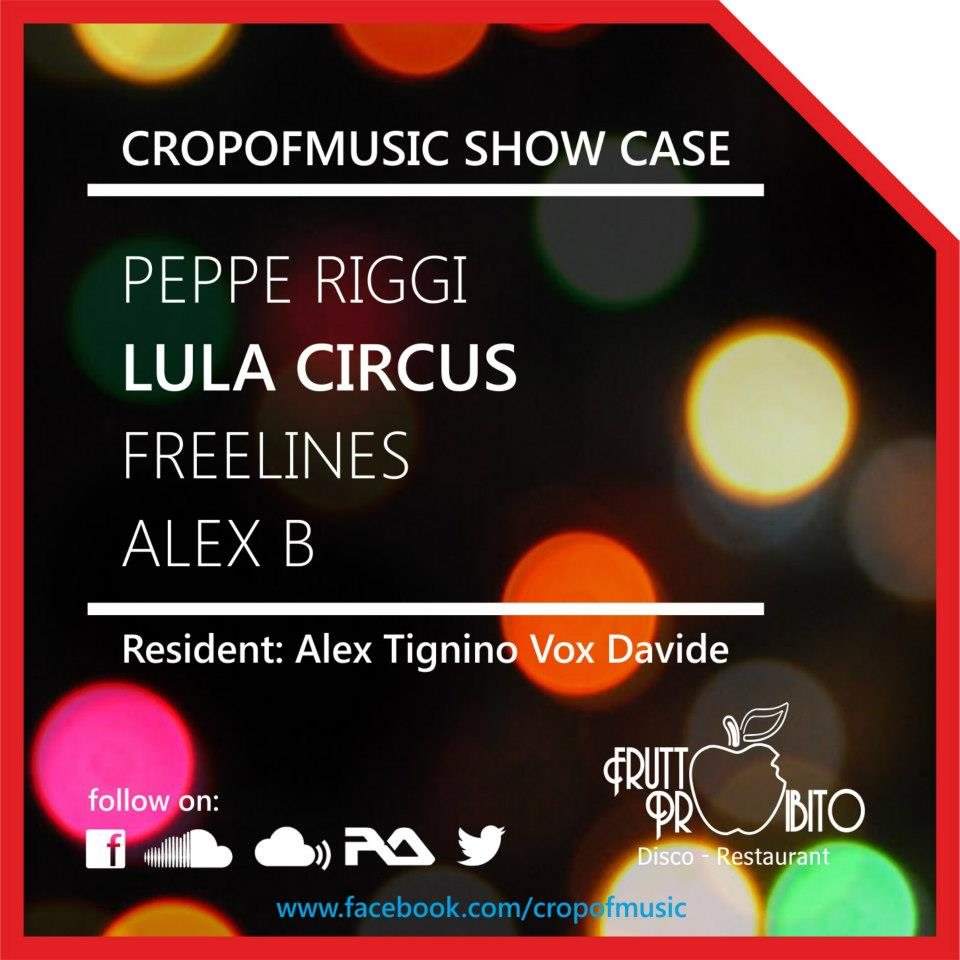 Xmas with Crop of Music: Lula Circus - フライヤー裏