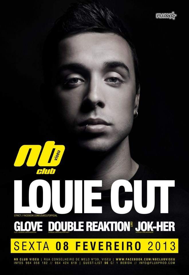 Louie CUT, Glove & Double Reaktion - Página frontal