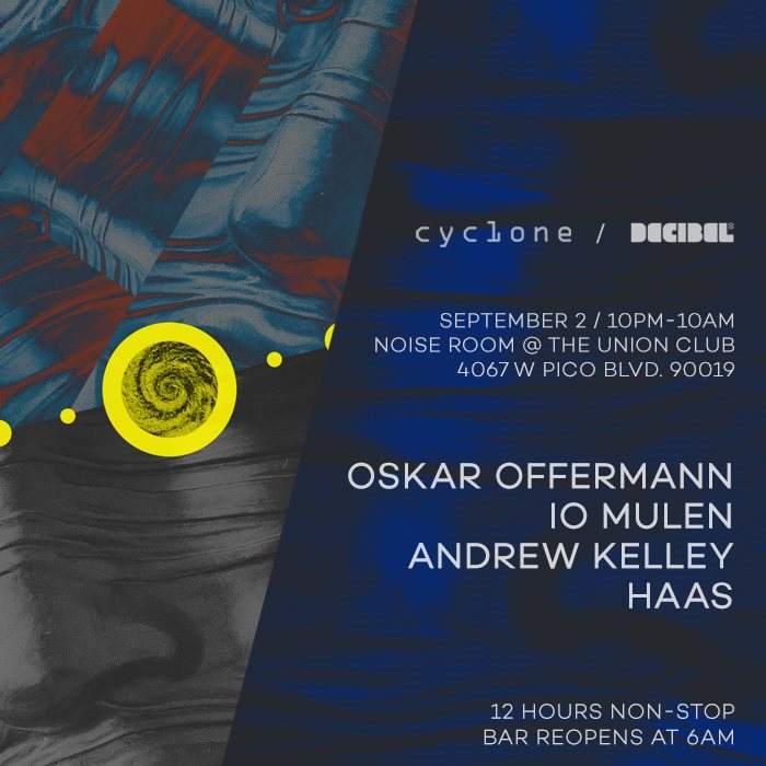 Cyclone x Decibel: Oskar Offermann, iO (Mulen), Andrew Kelley, HAAS - Página frontal