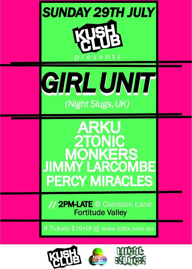 Kush Club Launch Party with Girl Unit - Página frontal