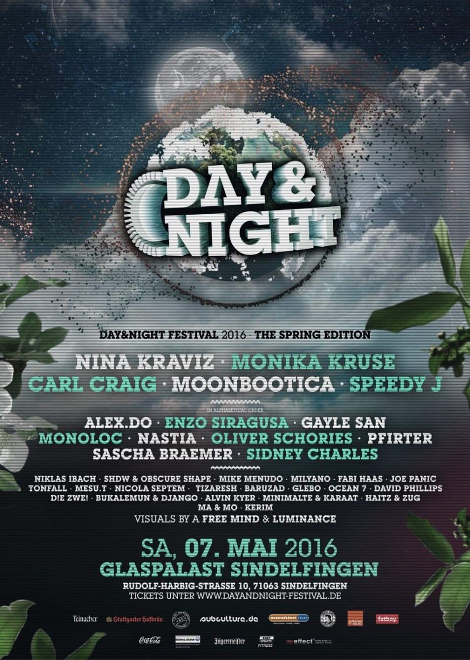 Day & Night Festival 2016 - Spring Edition - Página trasera