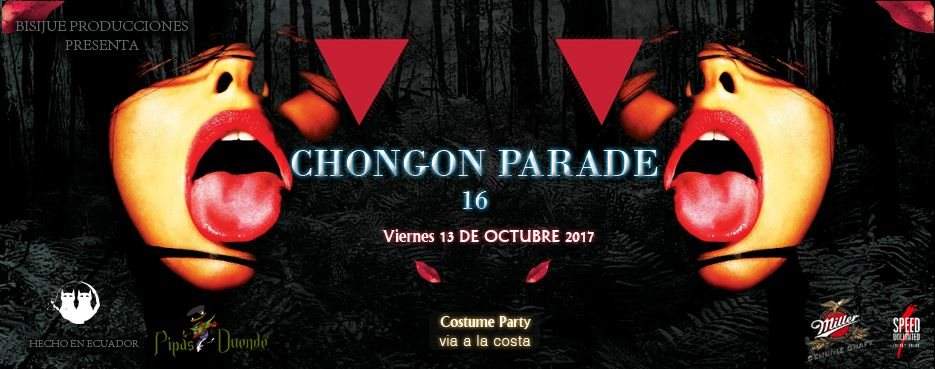 Chongon Parade 16 Años - フライヤー表