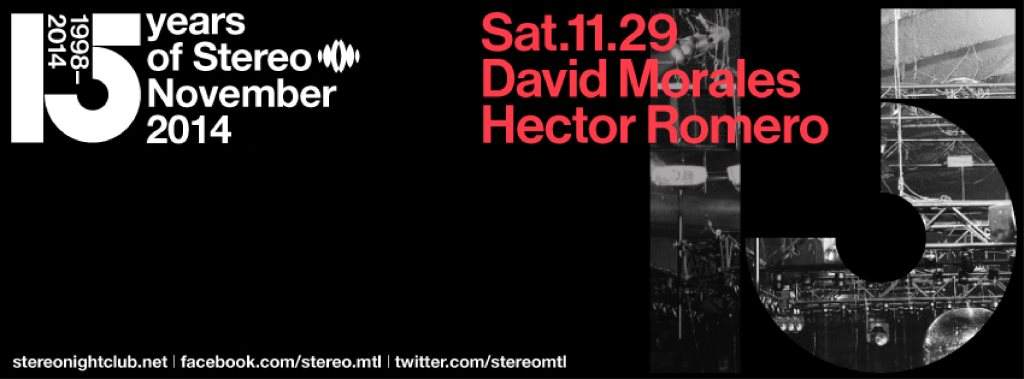 15 Yrs - David Morales - Hector Romero - フライヤー表