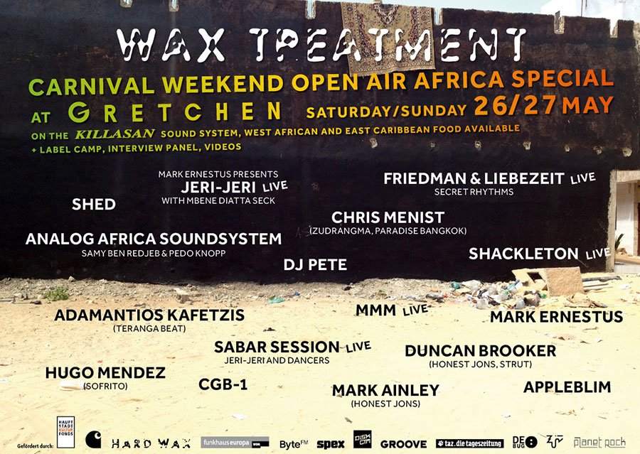 Wax Treatment - Carnival Weekend Open Air Africa Special - Página frontal