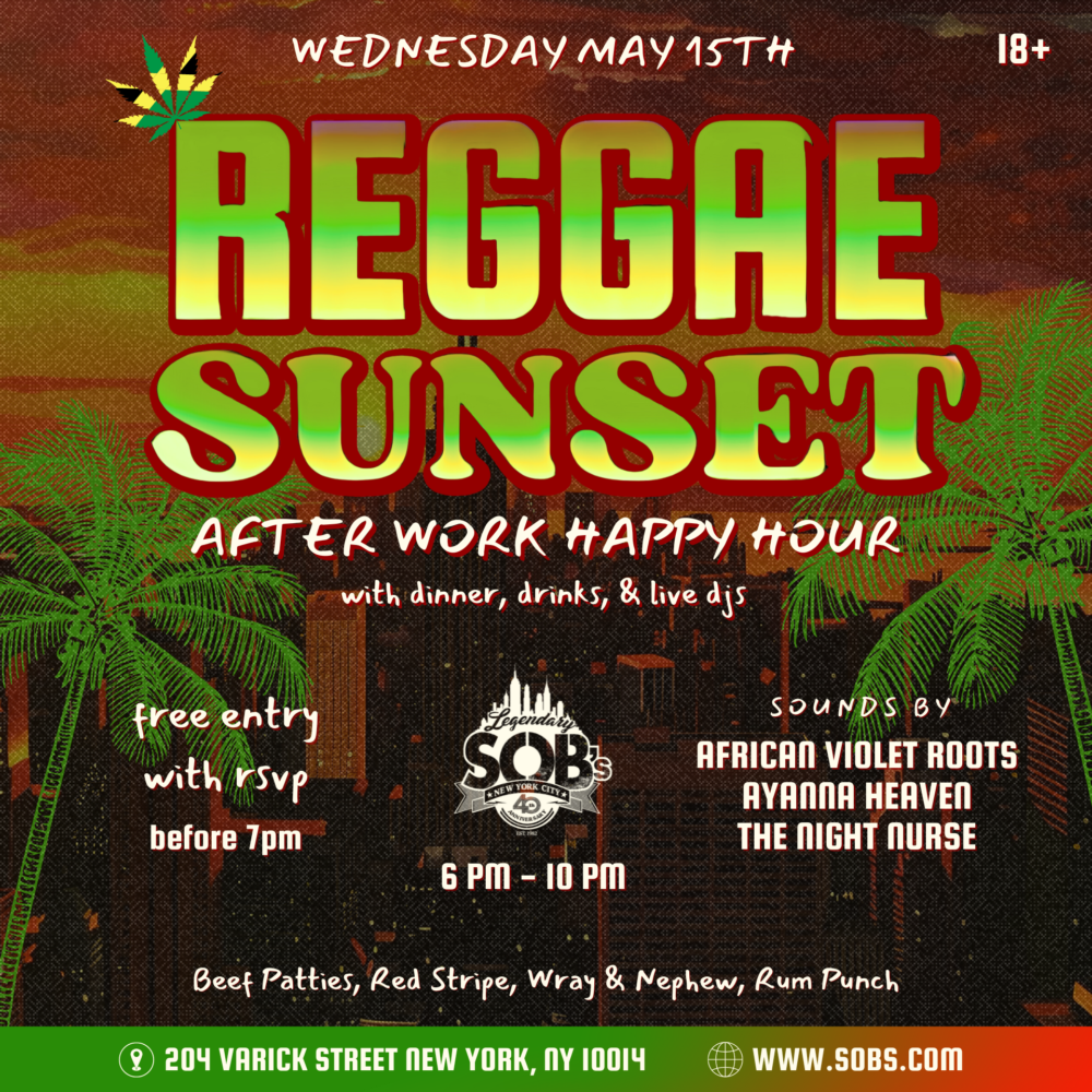 Reggae Sunset: After Work Happy Hour - Página frontal