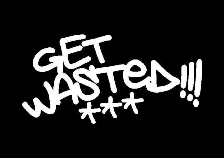 Get Wasted - フライヤー裏