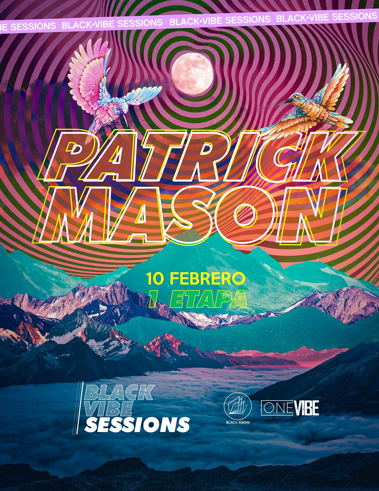 Patrick Mason - Black Vibe Sessions - フライヤー裏