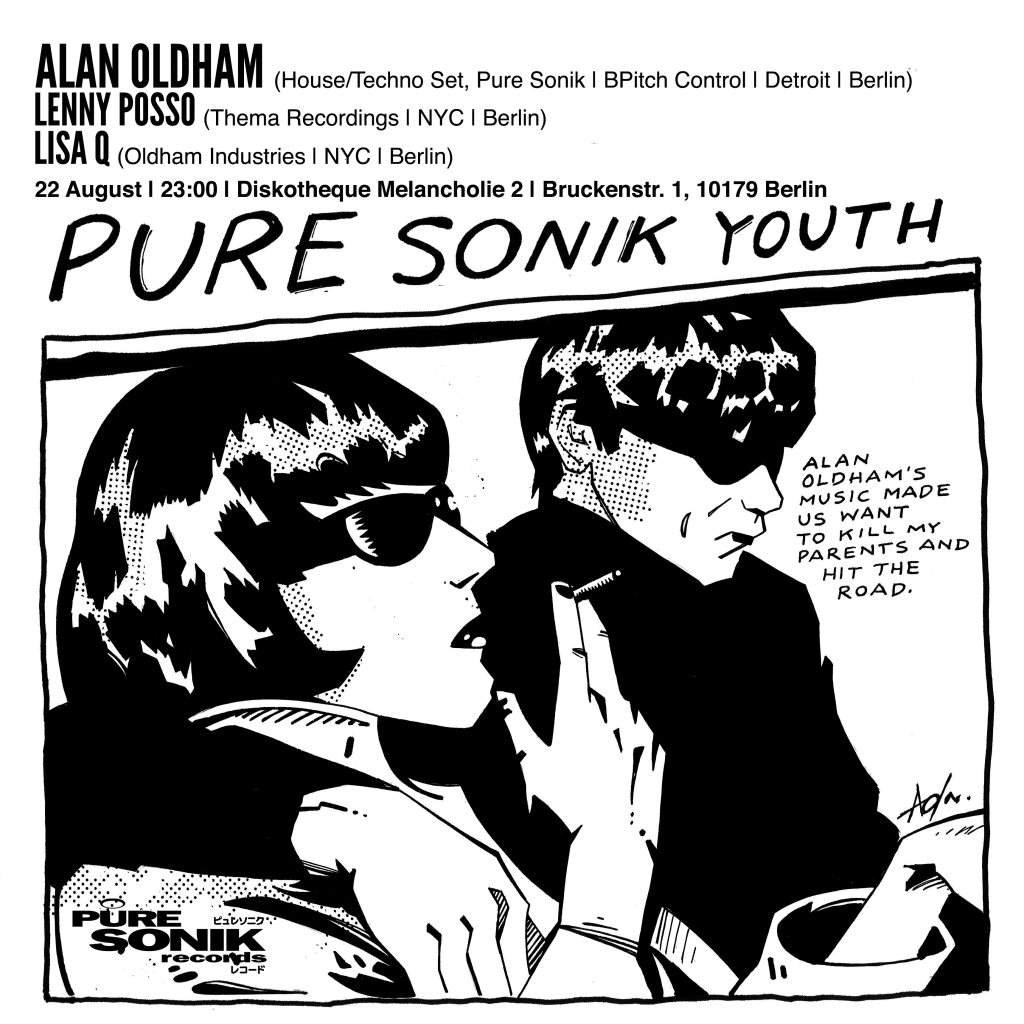 Pure Sonik Youth - フライヤー表