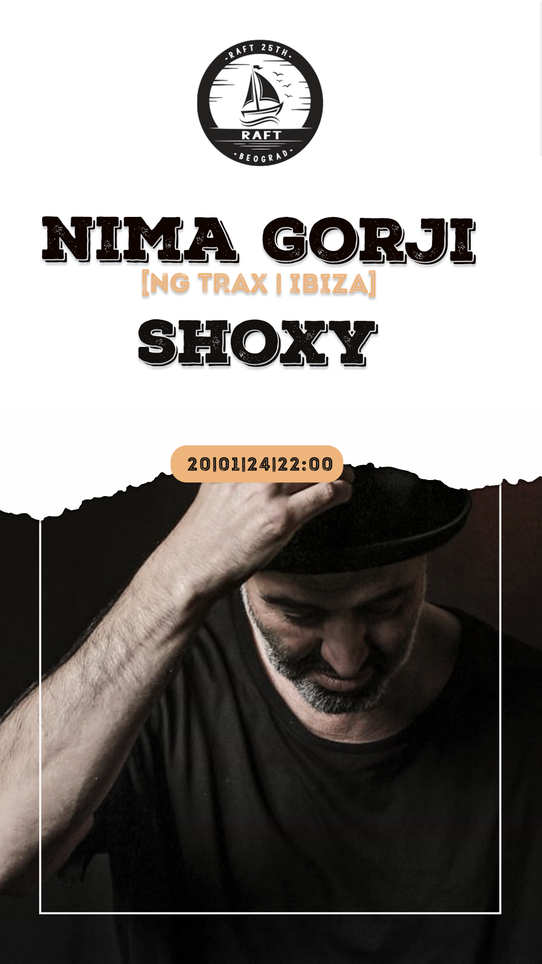 Raft 25th presents Nima Gorji [NG Trax - Ibiza] & Shoxy [RS] - Página trasera