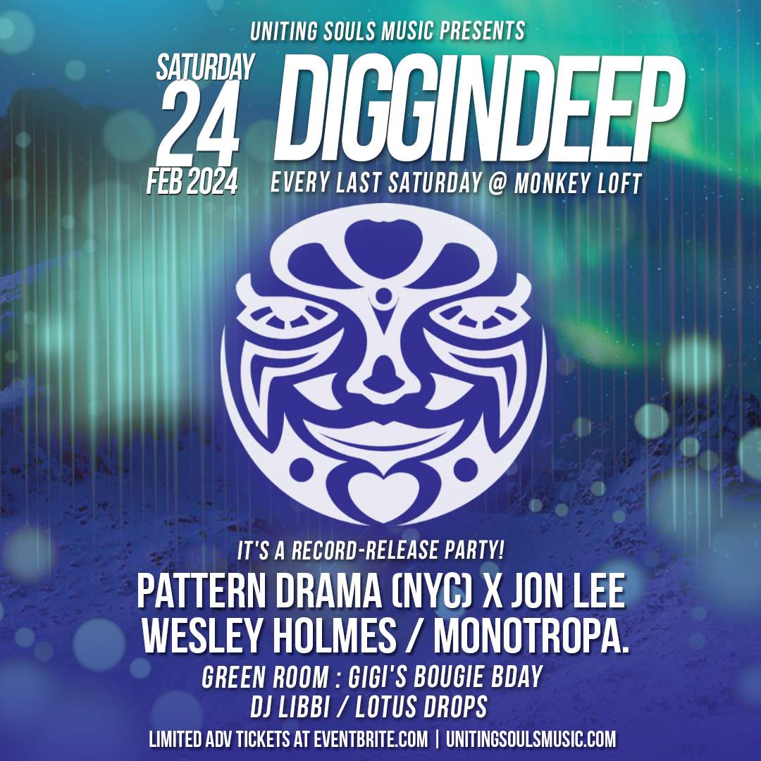 Diggin' Deep: Uniting Souls Record-Release Party - フライヤー表